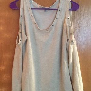 Charlotte Russe shoulder cut out shirt